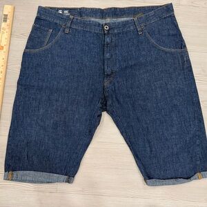 Men's Raw Denim Shorts